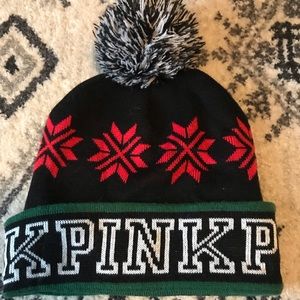 VS Pink winter hat